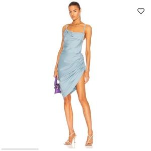 Jacquemus Blue Mini Dress